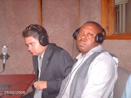 Isael Jacky et Mr Denis a la radio caraibes